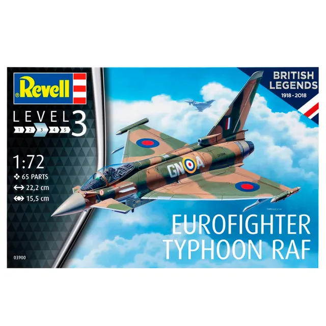 ak-interactive-eurofighter-typhoon-raf-british-legends-1918-2018-1-72-kit-modell image 1