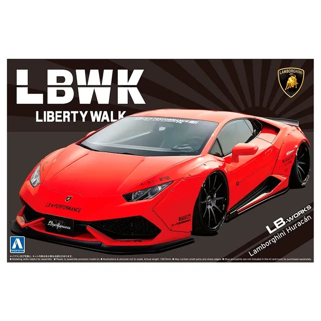 ak-interactive-1-24-lb-works-lamborghini-hurac-n-liberty-walk-series-no-15 image 1