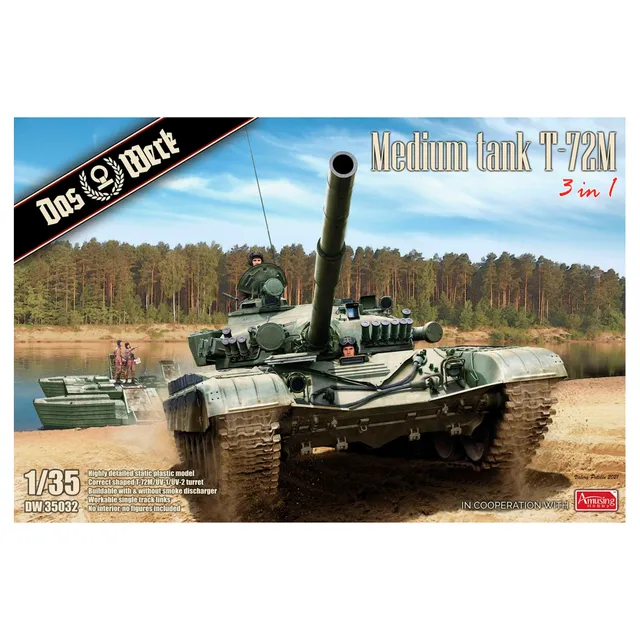 ak-interactive-medium-tank-t-72m-3in1-scala-1-35-kit-di-modellismo-da-costruire- image 1