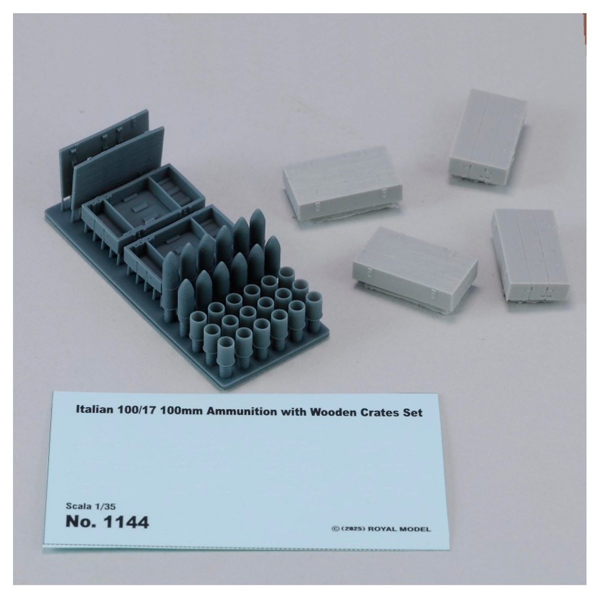 ak-interactive-set-munizioni-italiane-100-17-da-100-mm-con-casse-di-legno-wwii-1 image 2