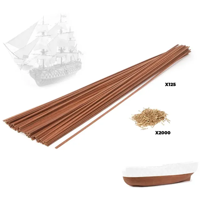 occre-set-rivestimento-hms-victory-125-listelli-mogano-2000-chiodini image 1