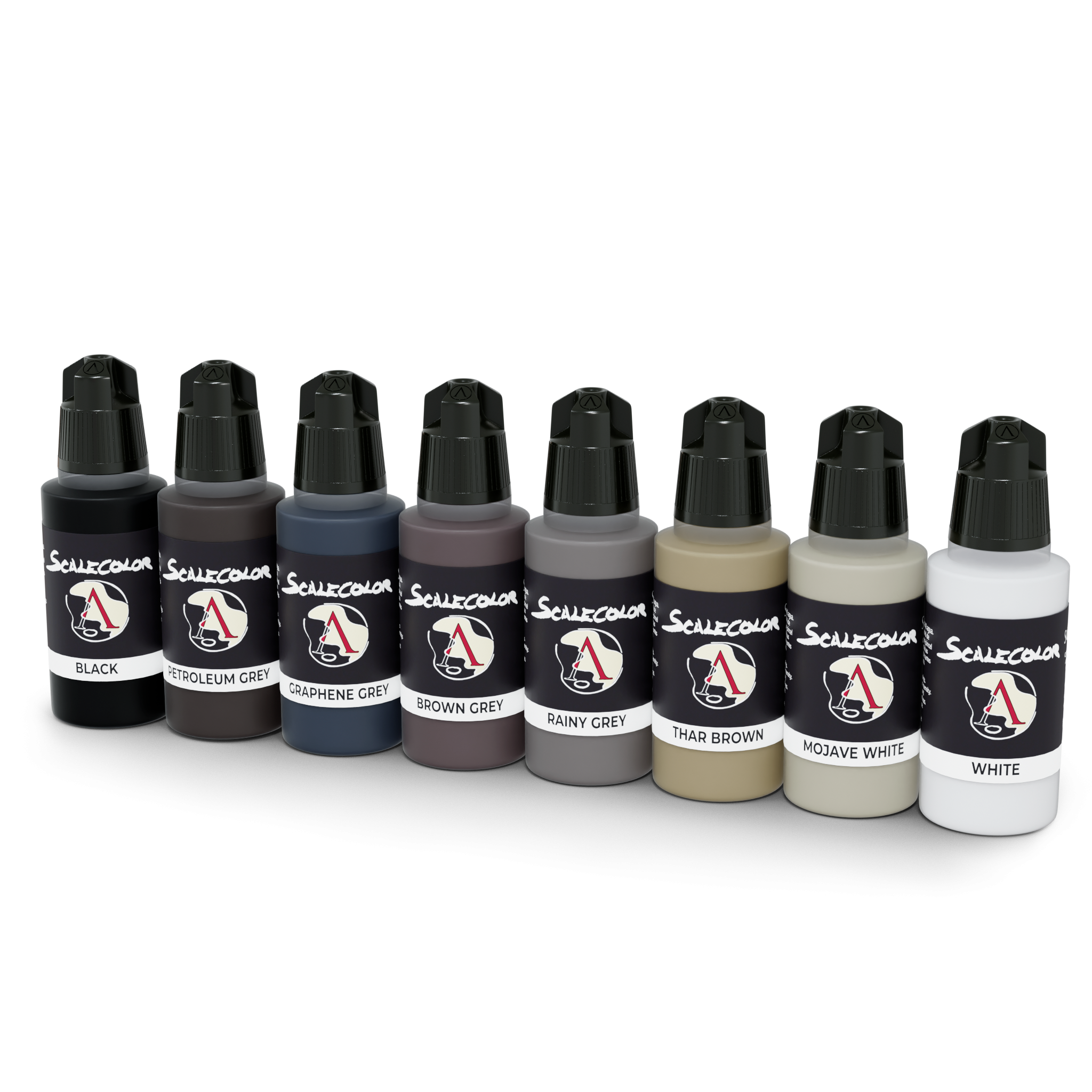 scale75-fantasy-games-black-and-white-paint-set-set-2-pitture-bianco-e-nero image 2