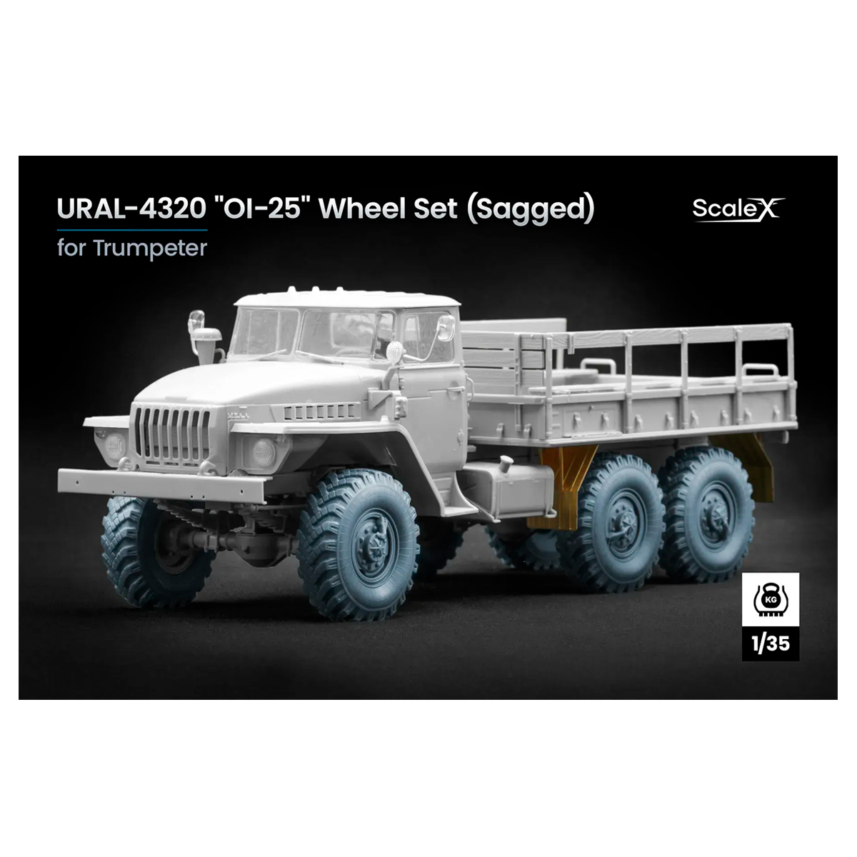 ak-interactive-set-ruote-ponderate-per-ural-4320-in-1-35 image 1
