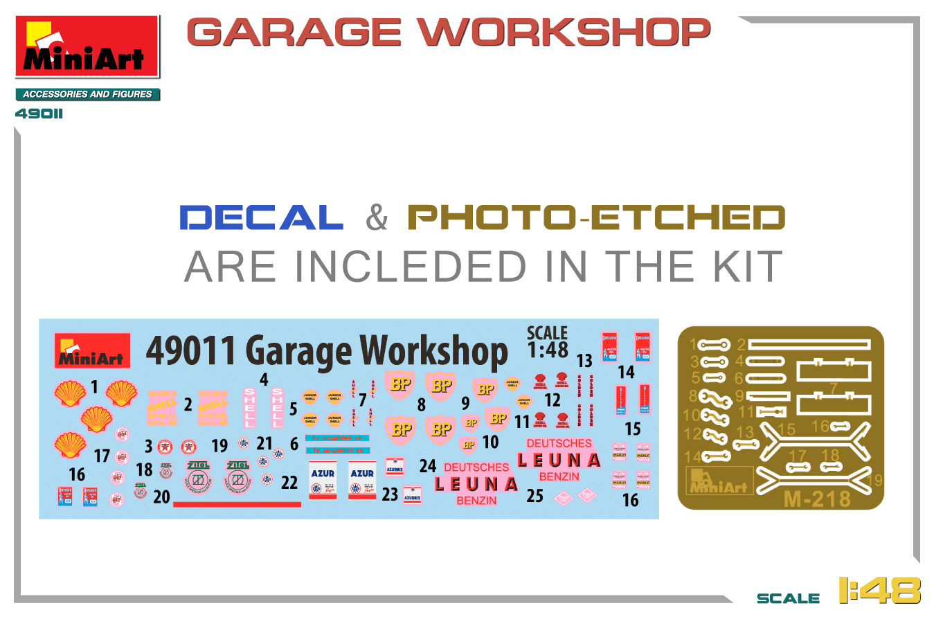 ak-interactive-1-48-garage-workshop-set-di-accessori-per-diorama image 2