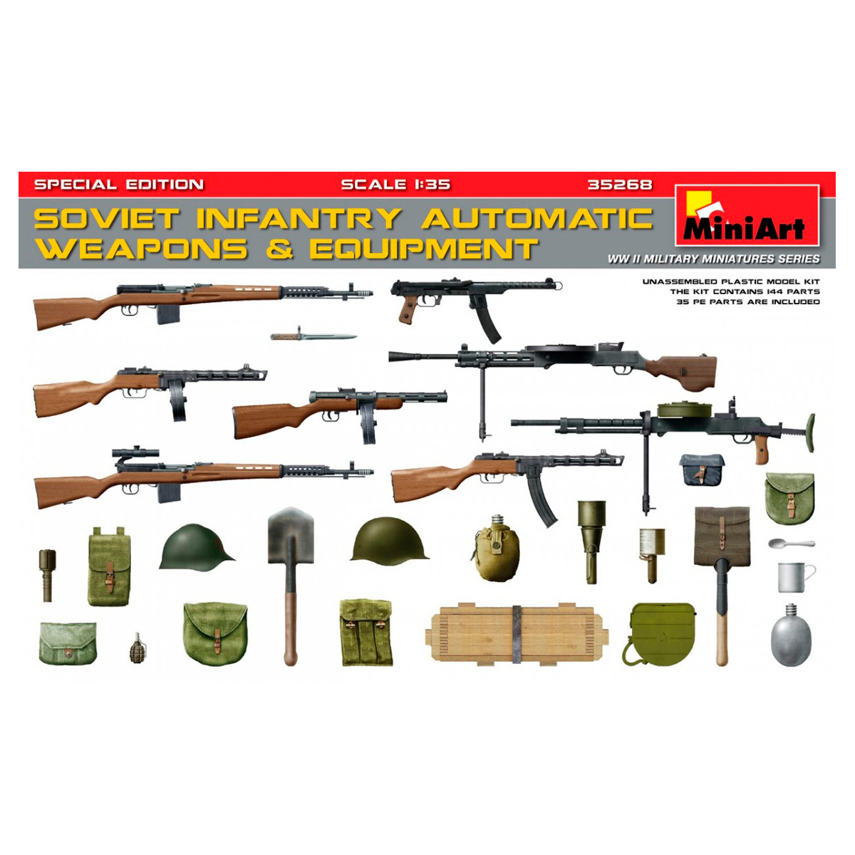 ak-interactive-1-35-soviet-infantry-automatic-weapons-equipment-special-edition image 1