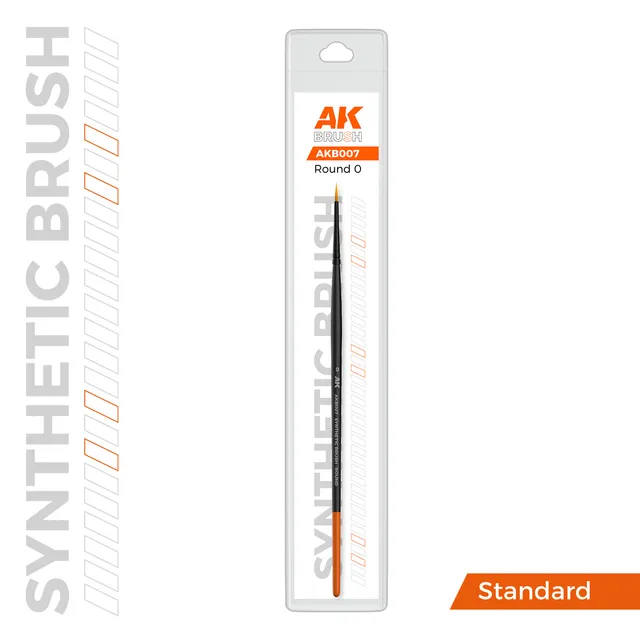ak-interactive-pennello-sintetico-tondo-misura-0-synthetic-brush-round-0 image 1