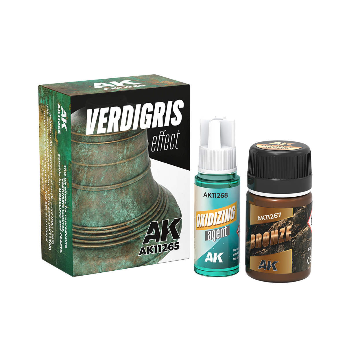 ak-interactive-set-efecto-verdigris-set-effetti-verdi-per-modellismo-e-miniature image 4