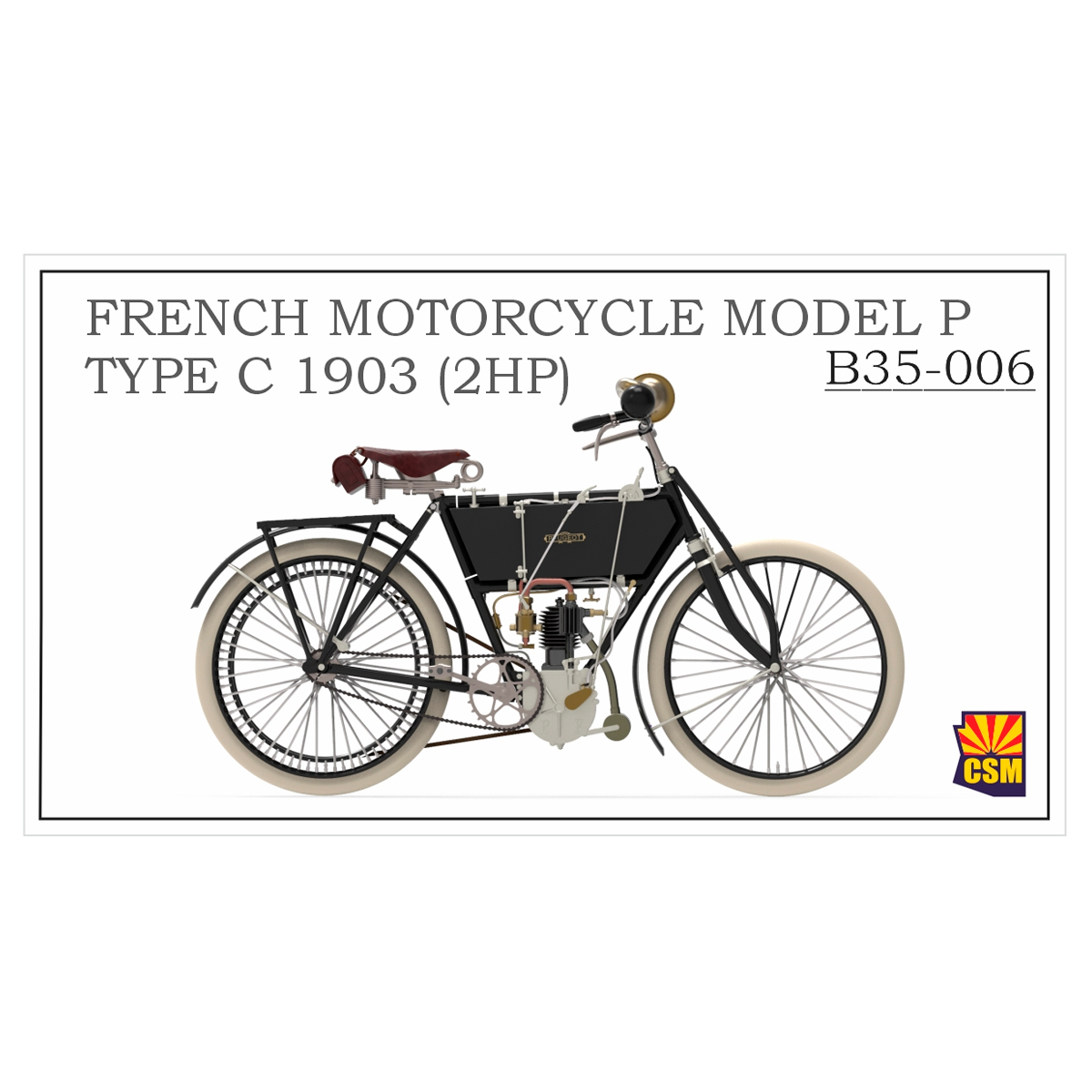 ak-interactive-french-motorcycle-model-p-type-c-1903-2hp-moto-1-35 image 1