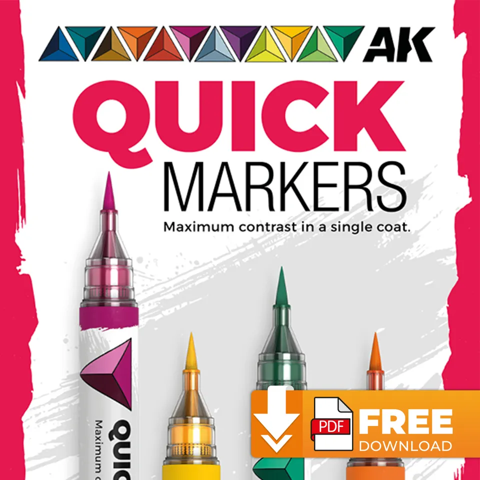 ak-interactive-dosier-quick-markers-set-di-pennarelli-per-modellismo image 1