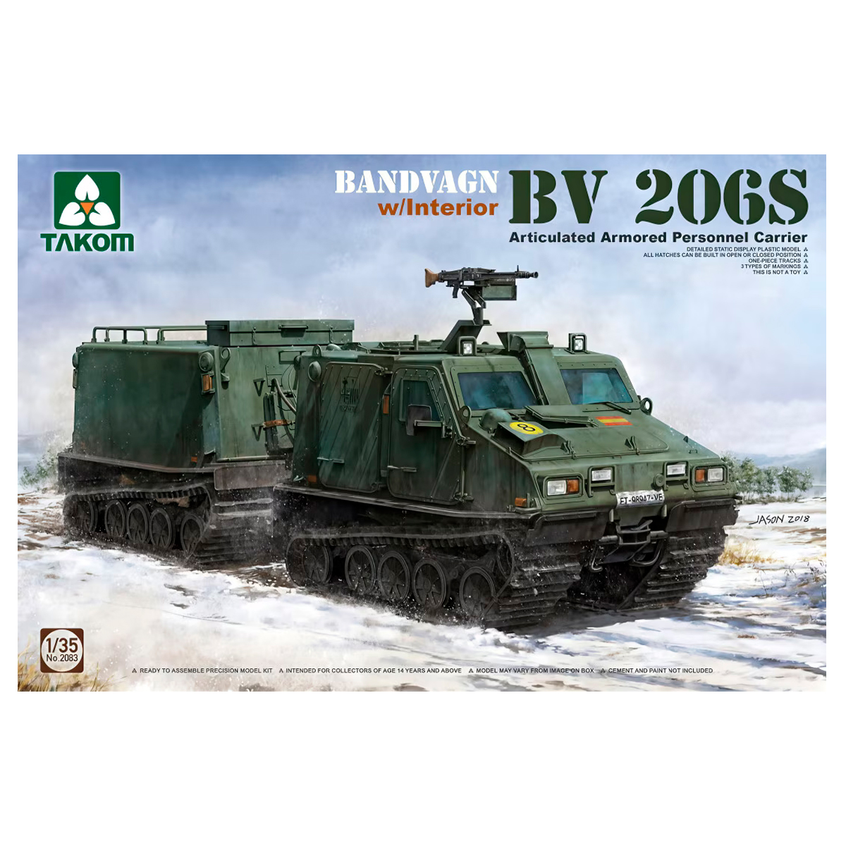 ak-interactive-1-35-bv-206s-bandvagn-con-interni-modello-kit image 1