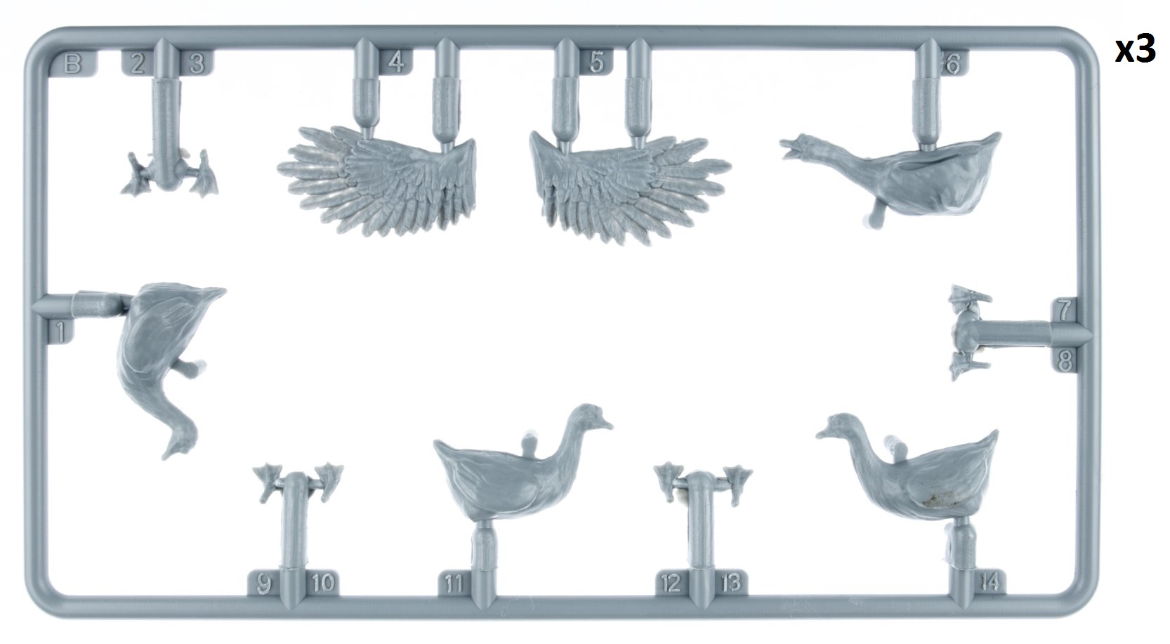 ak-interactive-1-35-anatre-e-oche-set-di-animali-per-diorami image 2