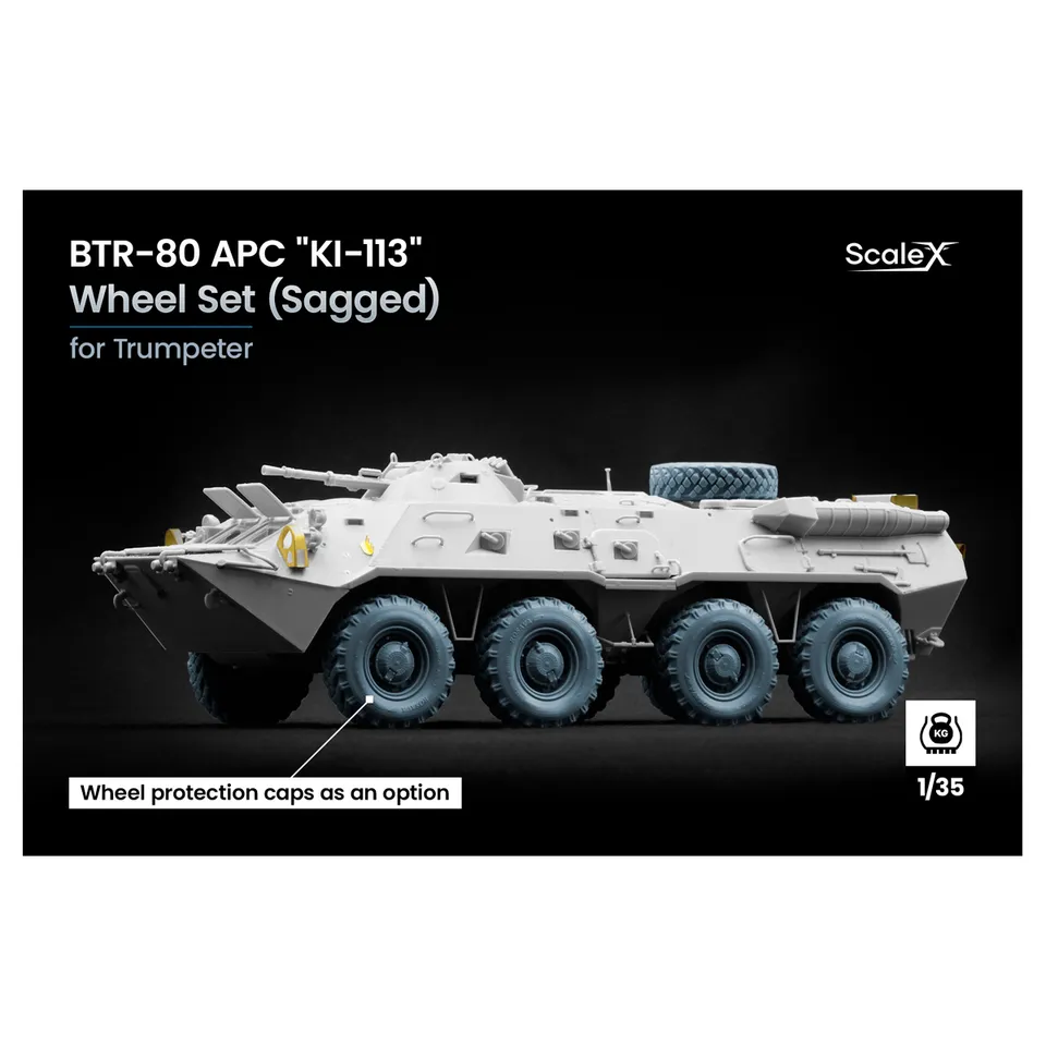 ak-interactive-btr-80-apc-ki-113-weighted-wheel-set-1-35-set-ruote-zavorrate image 1