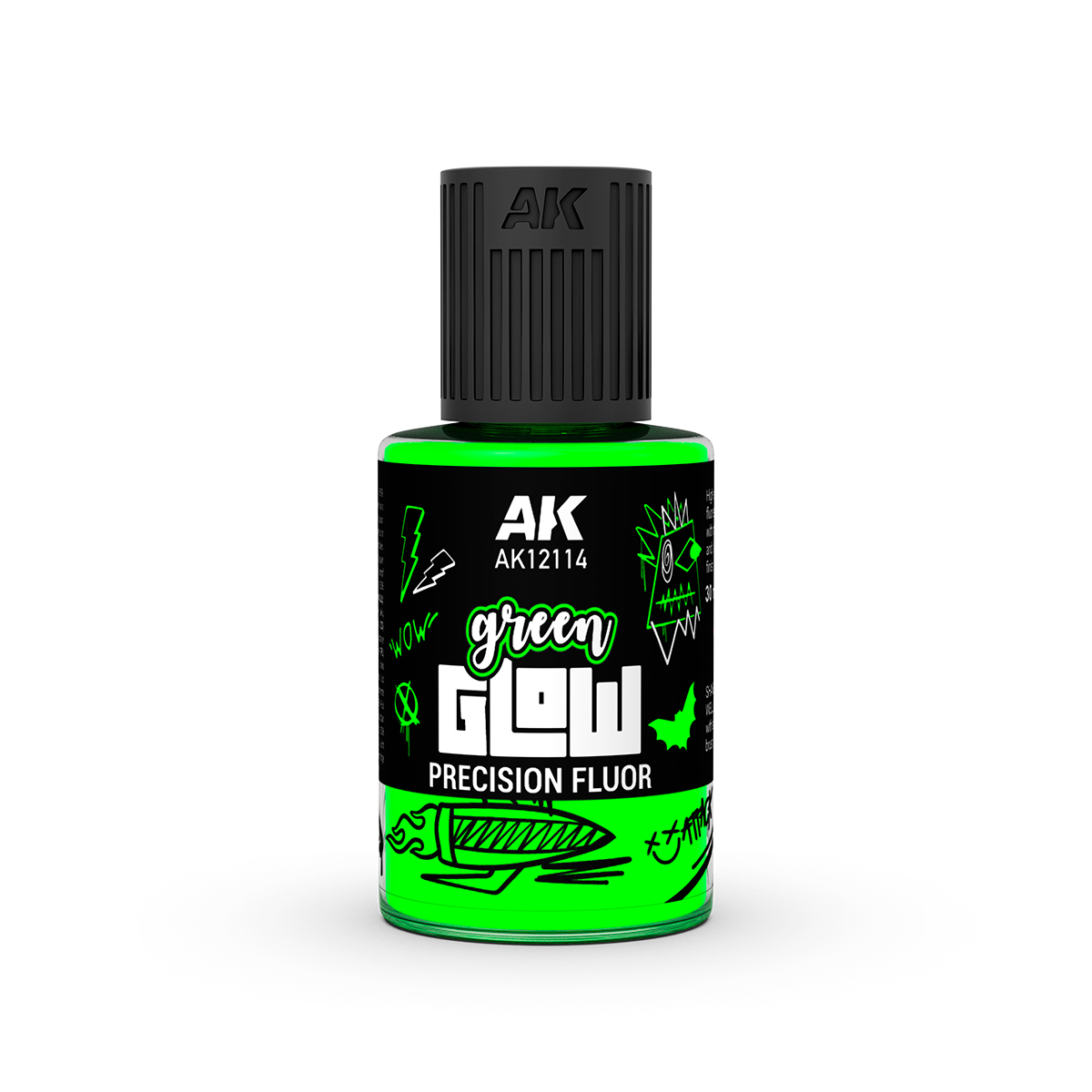 ak-interactive-green-glow-precision-fluorescence-acrilico-3gen-per-effetti-fluor image 1