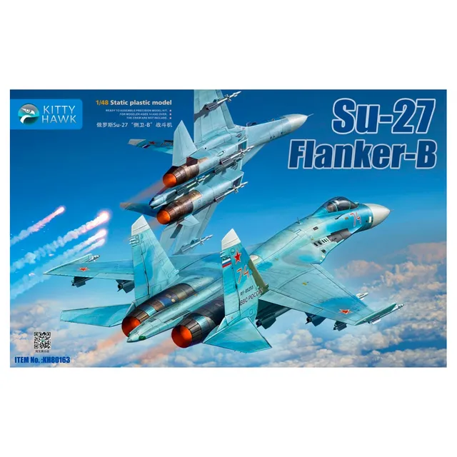 ak-interactive-su-27-flanker-b-1-48-kit-aereo-da-caccia-da-costruire image 1