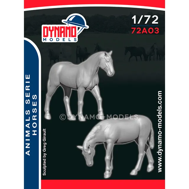 ak-interactive-animal-serie-horses-1-72-set-animali-per-diorami image 1