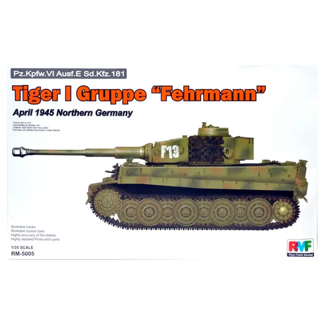 ak-interactive-1-35-tiger-i-gruppe-fehrmann-aprile-1945-germania-del-nord image 1