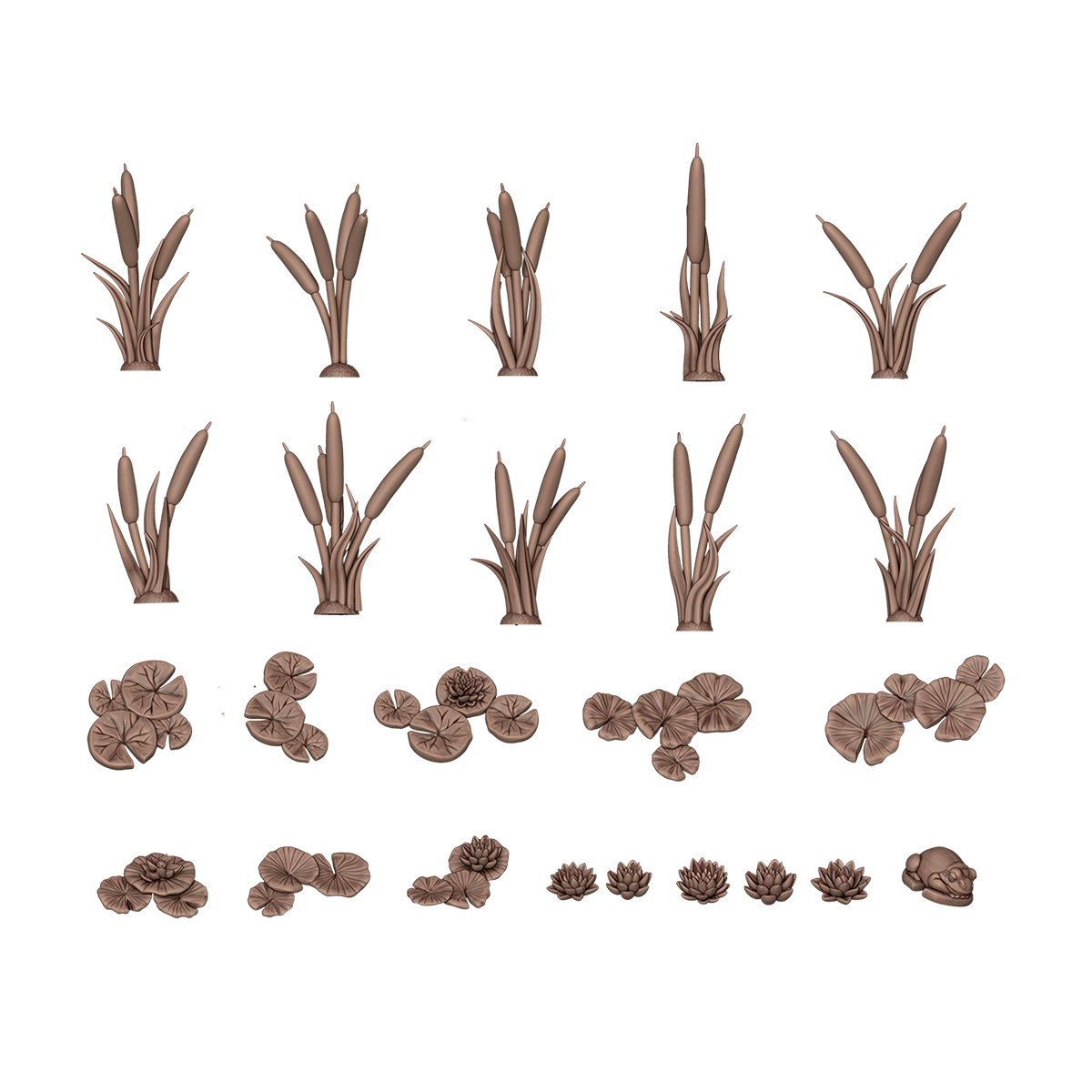 ak-interactive-water-lilies-cattails-ak-basing-bits-per-diorami image 2