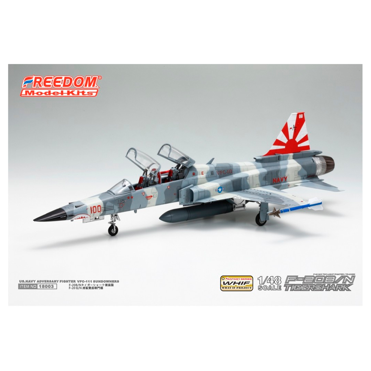 ak-interactive-kit-modellismo-f-20b-n-tigershark-scala-1-48 image 4