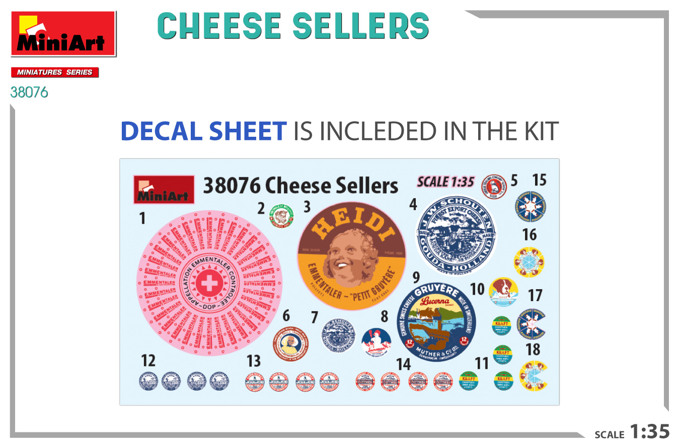 ak-interactive-1-35-cheese-sellers-kit-di-modellismo-con-figure image 2