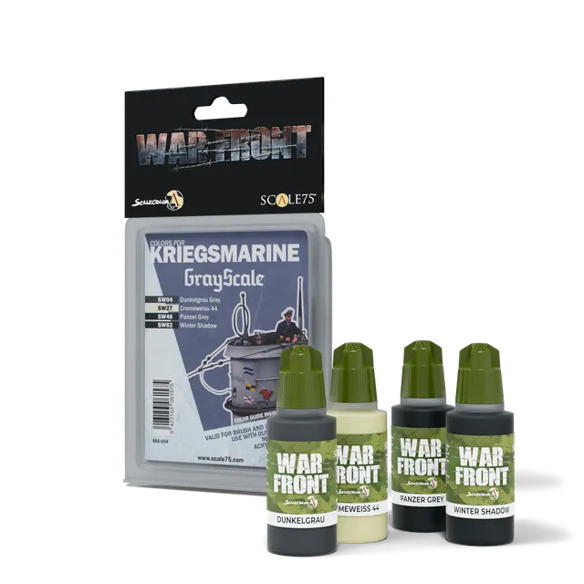 scale75-warfront-grayscale-kriegsmarine-set-4-acrilici-opachi-u-boot-wwii image 1