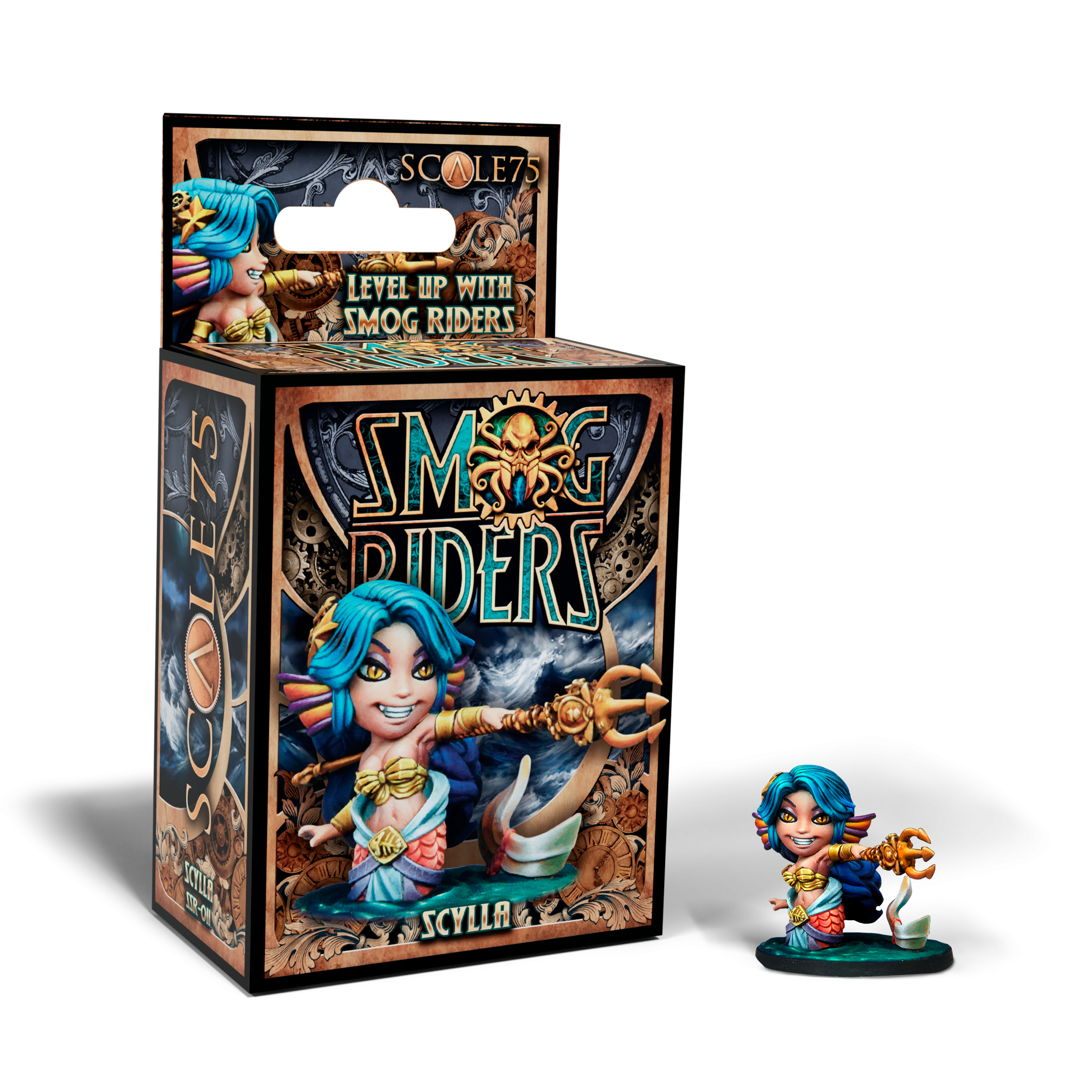 scale75-scylla-the-smog-riders-35mm-figura-chibi-fantasy-in-resina-da-dipingere image 1
