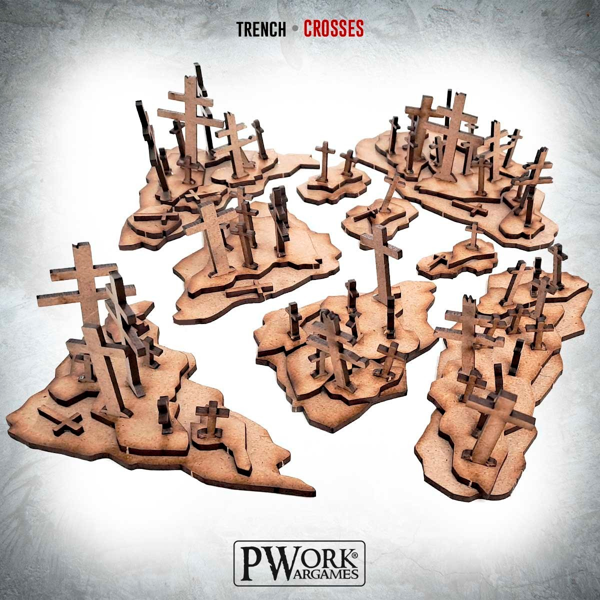 ak-interactive-mdf-scenery-trench-crosses-croci-da-trincea-in-mdf-per-diorami image 1