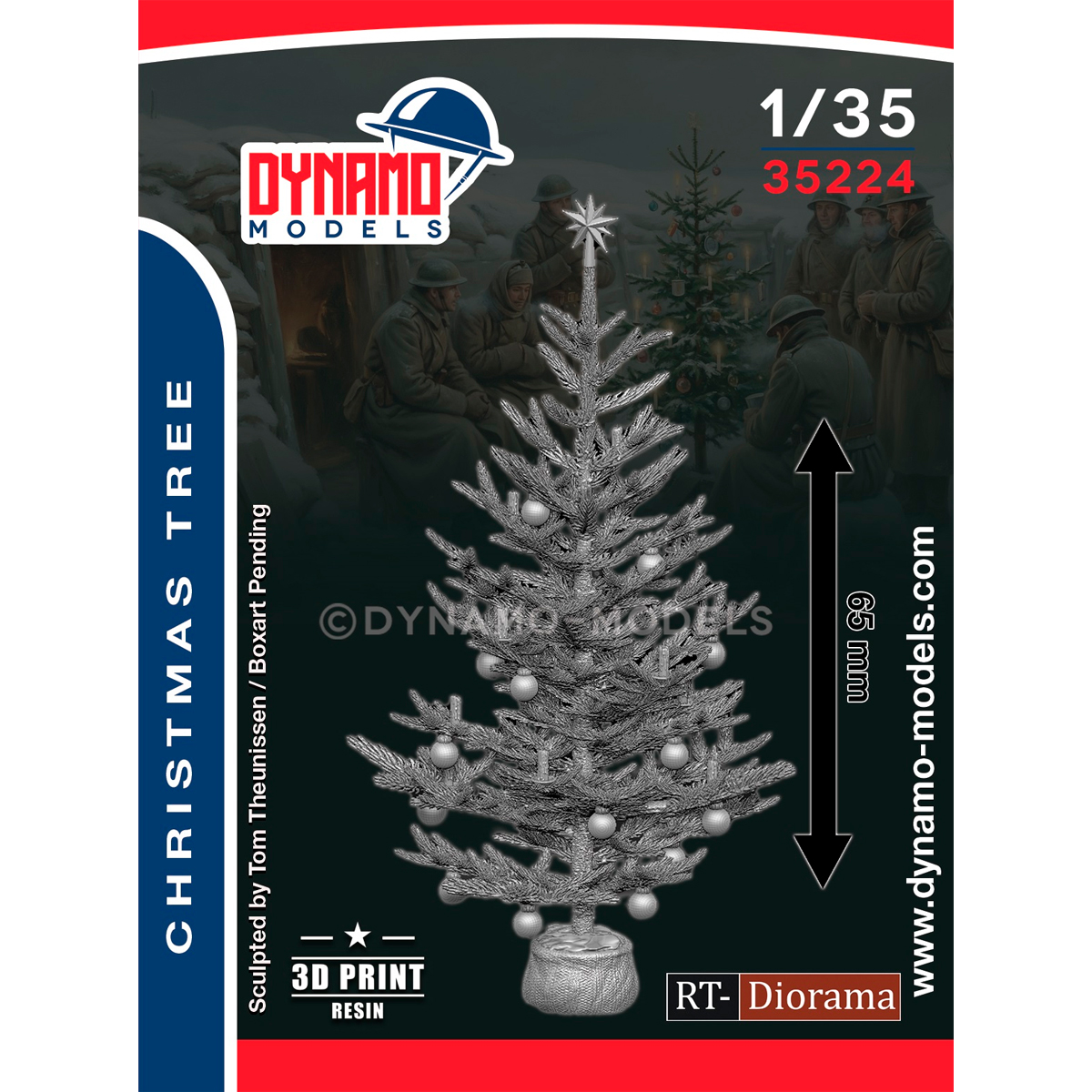 ak-interactive-1-35-albero-di-natale-kit-modellismo-per-diorami image 1