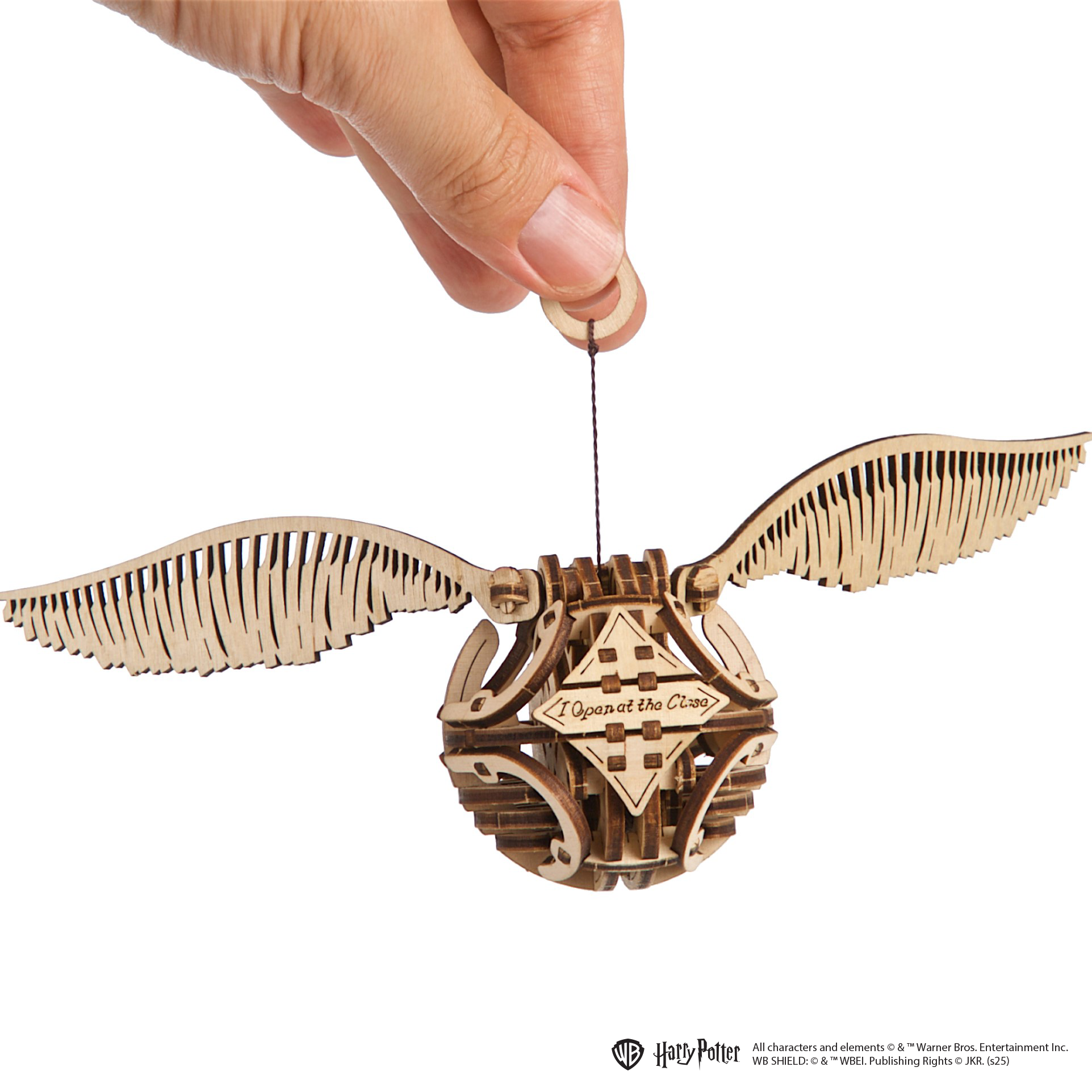 ugears-golden-snitch-harry-potter-boccino-d-oro-modellino-in-legno-3d image 3