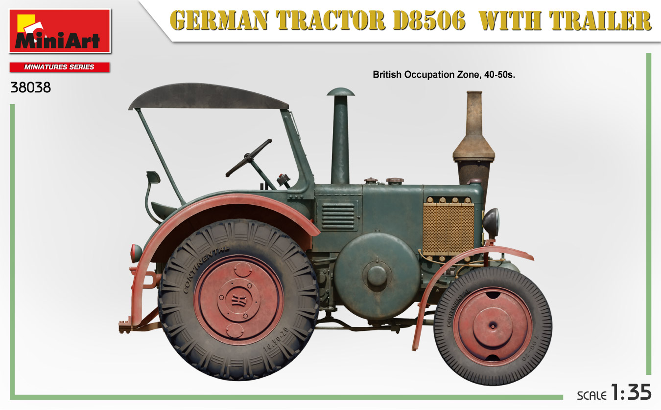 ak-interactive-1-35-german-tractor-d8506-with-trailer-kit-modellismo-da-costruir image 6