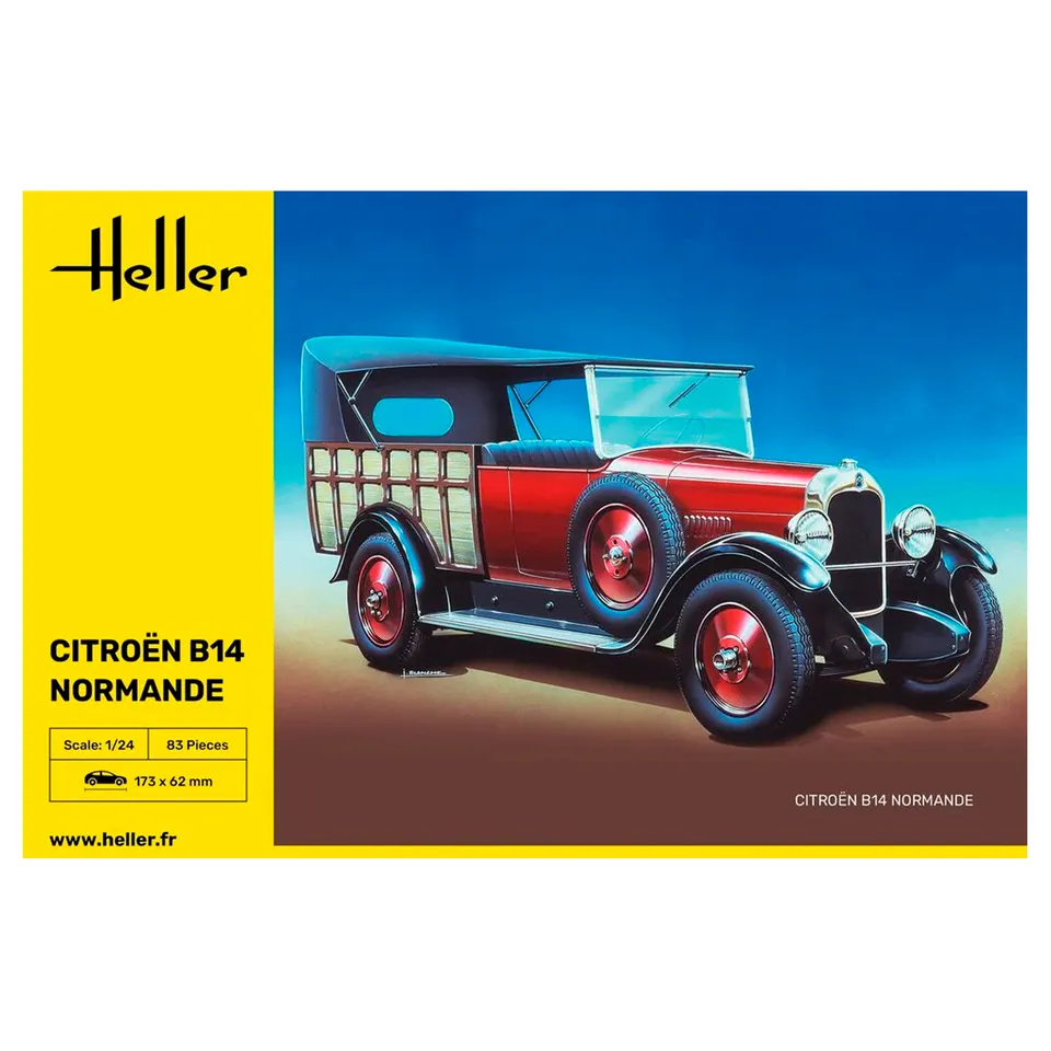 ak-interactive-citro-n-b14-normande-1-24-kit-di-modellismo-da-costruire image 1