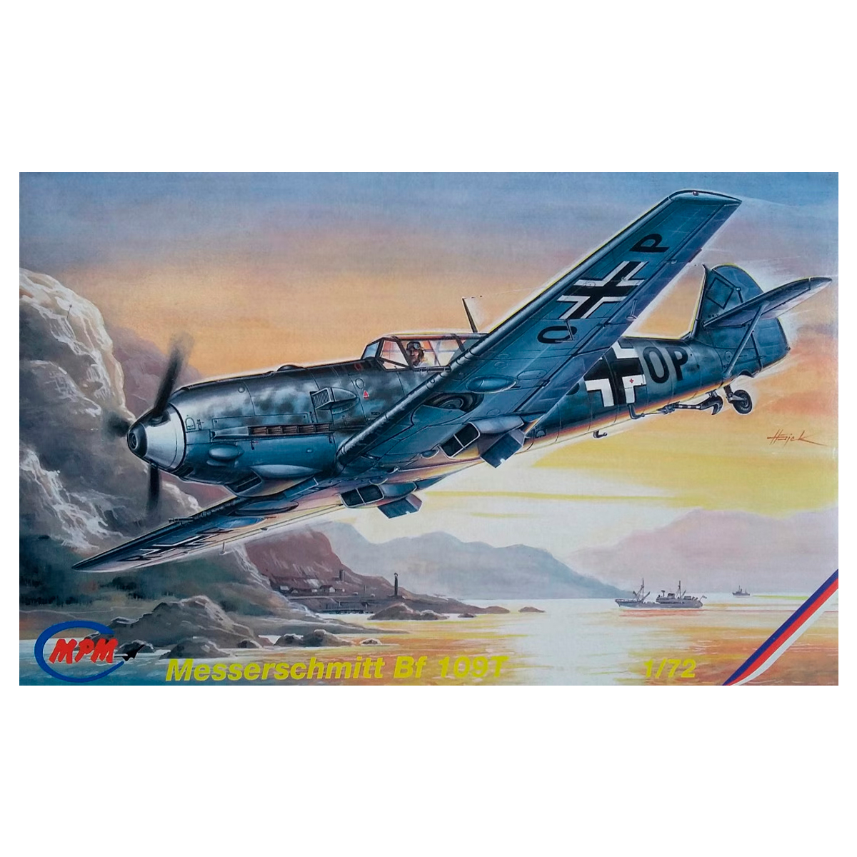 ak-interactive-1-72-messerschmitt-bf-109t-kit-modello-caccia image 1