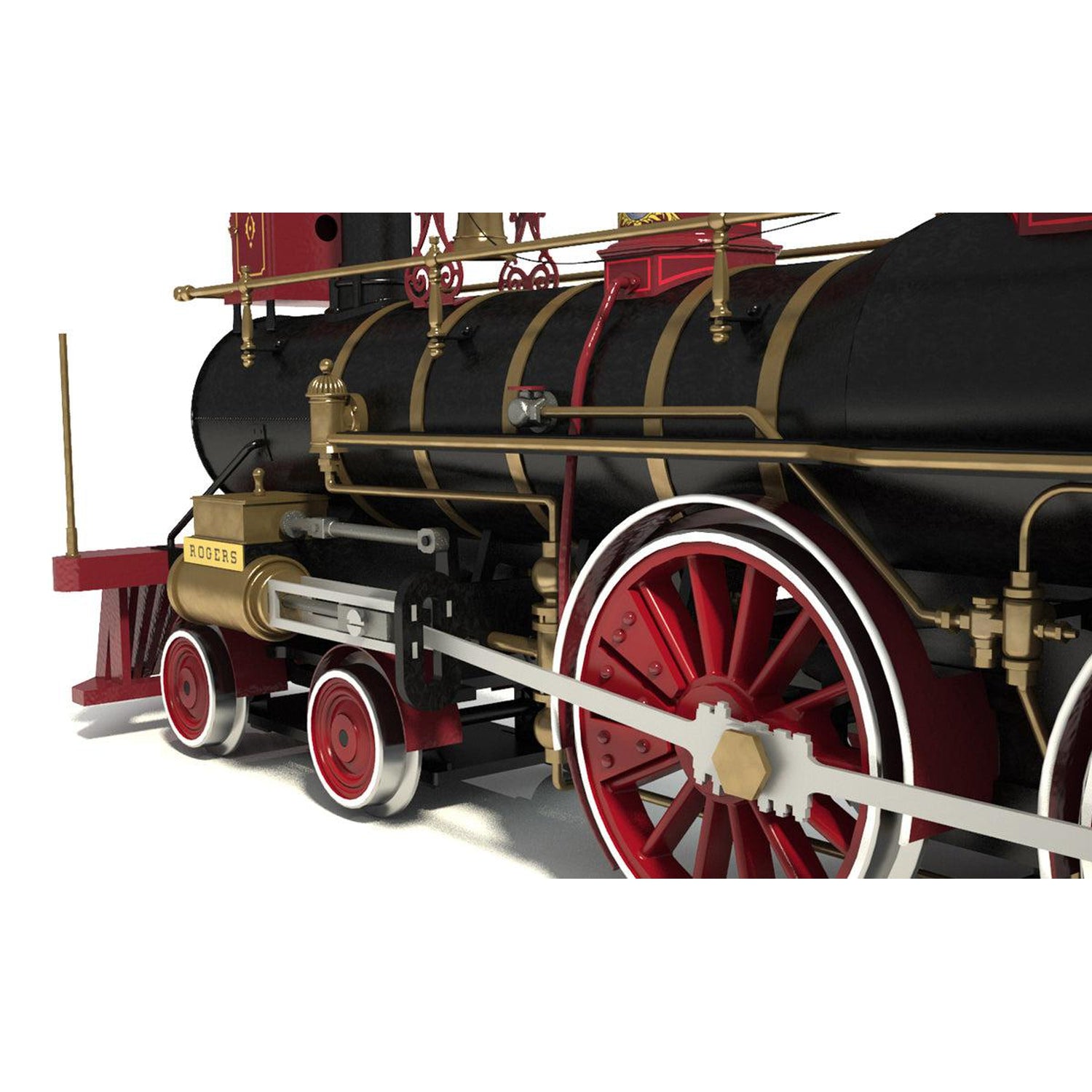 occre-rogers-119-locomotiva-4-4-0-american-kit-modellismo-ferroviario image 8