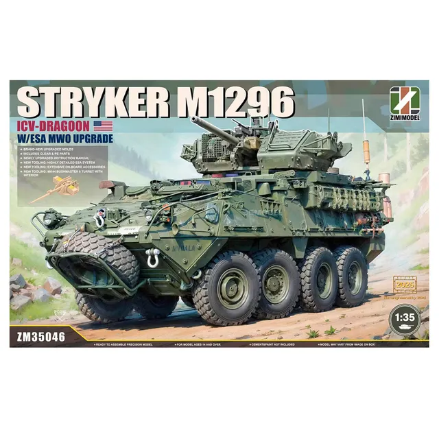 ak-interactive-1-35-stryker-m1296-icv-dragoon-with-esa-mwo-upgrade-kit-modellism image 1
