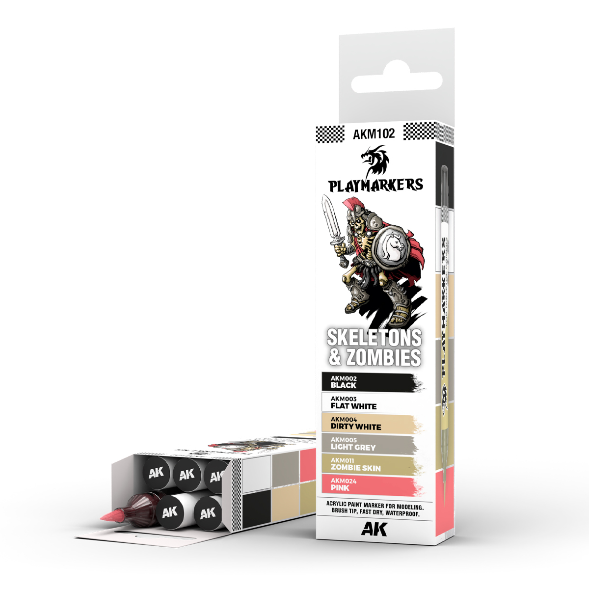 ak-interactive-skeletons-zombies-playmarker-set-set-pennarelli-playmarker image 1