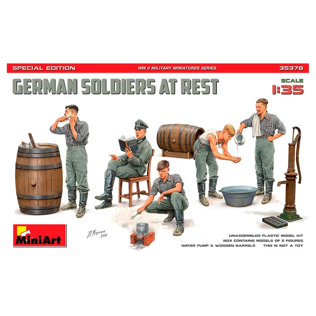kit-modellismo-ak-interactive-1-35-german-soldiers-at-rest-special-edition image 1