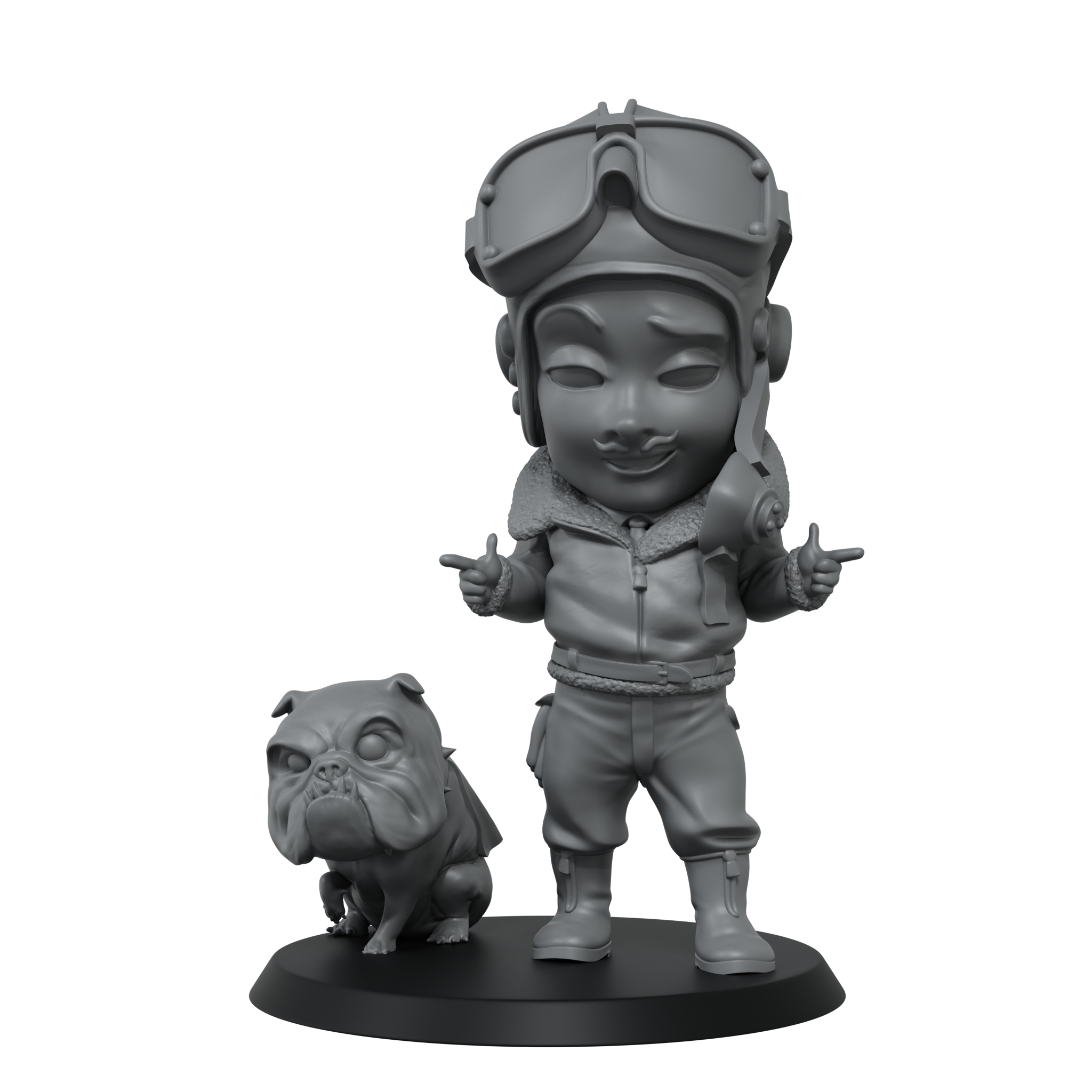 scale75-harry-cane-35mm-the-smog-riders-wwii-miniatura-in-resina image 6