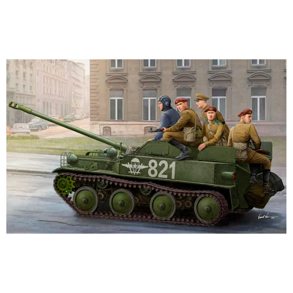 ak-interactive-russian-asu-57-airborne-tank-destroyer-kit-carro-1-35 image 1
