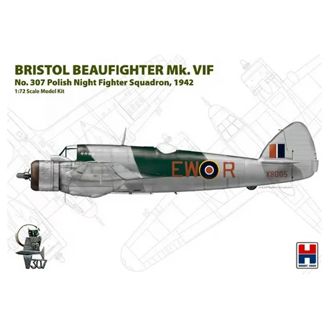 ak-interactive-bristol-beaufighter-mk-vif-1-72-307-polish-night-fighter-1942 image 1