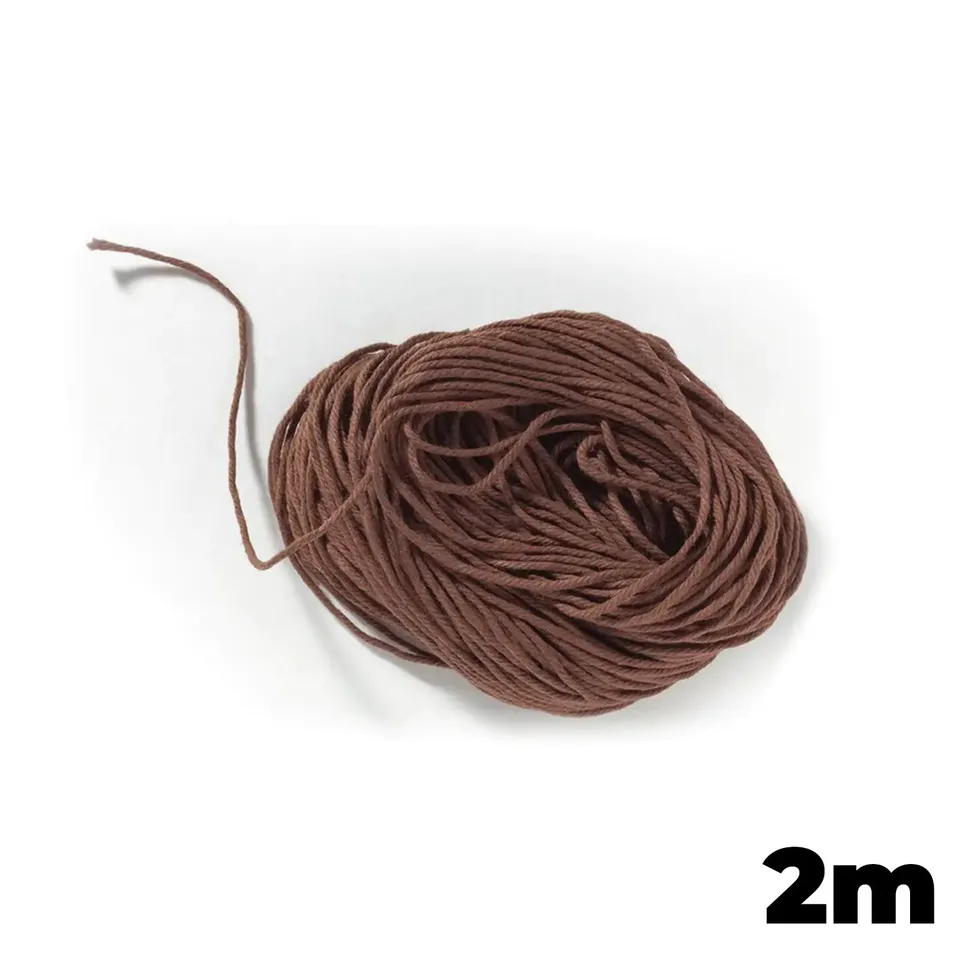 occre-filo-cotone-marrone-1-5-mm-x-2-m-per-modellismo-navale image 1
