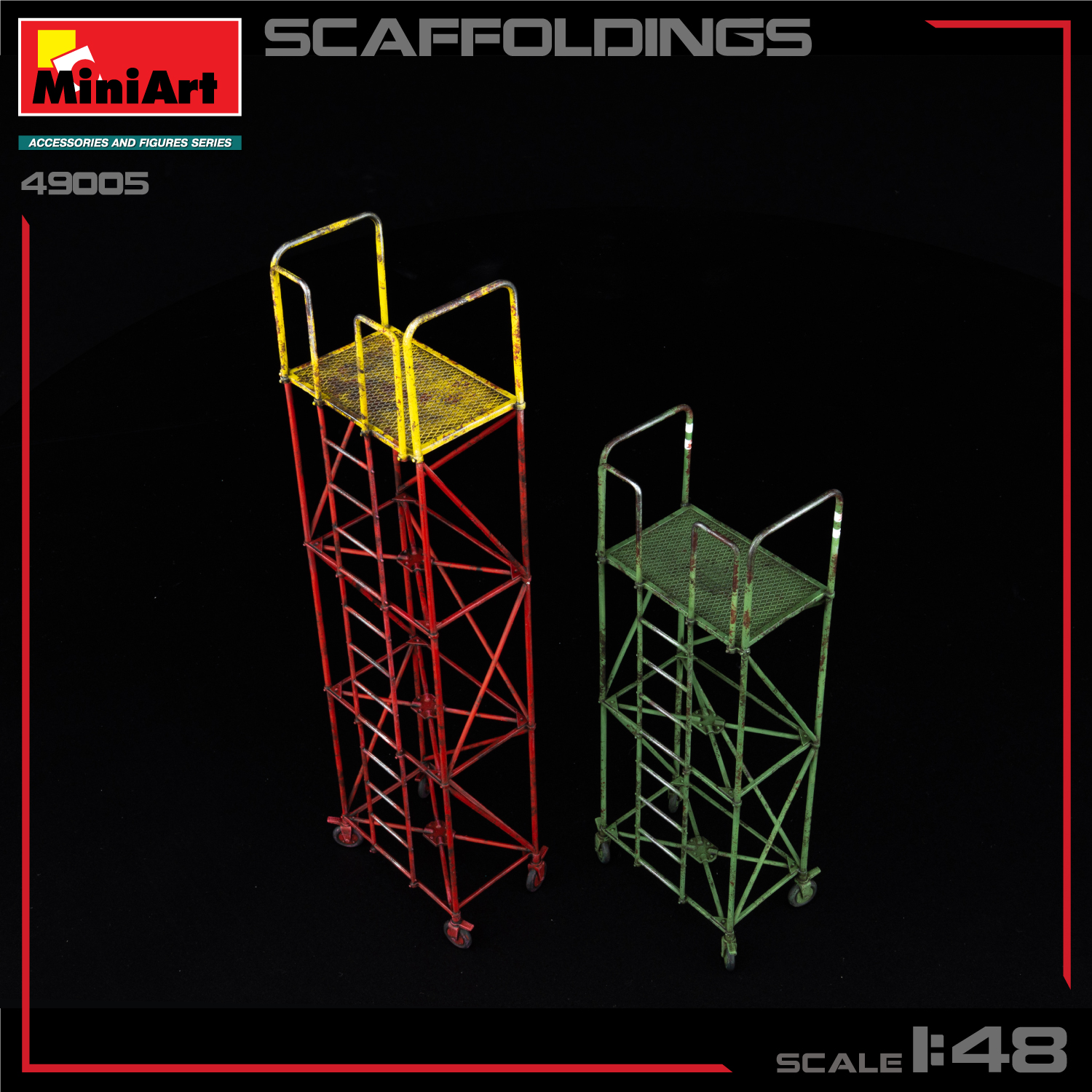 ak-interactive-scaffoldings-1-48-set-di-impalcature-per-modellismo image 4