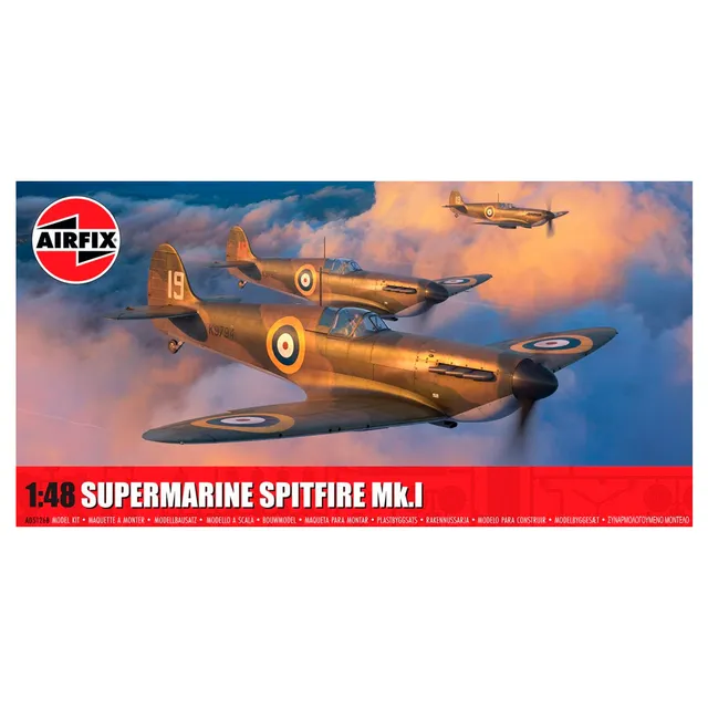ak-interactive-supermarine-spitfire-mk-i-kit-modellismo-aereo-scala-1-48 image 1