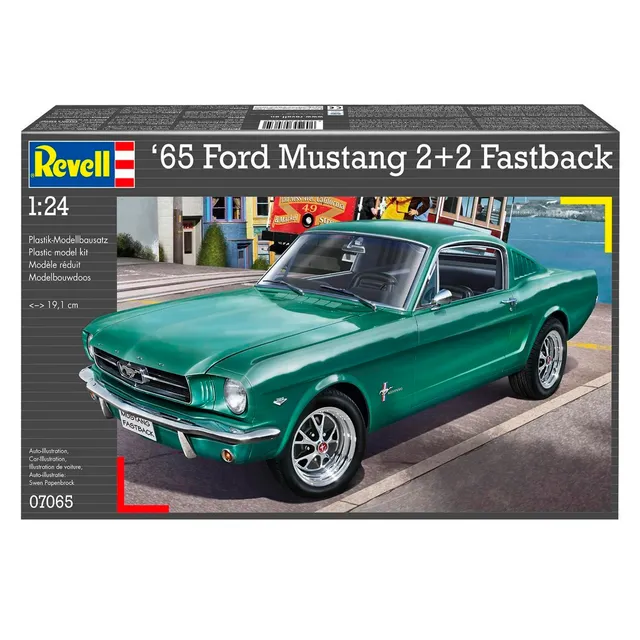 ak-interactive-1-24-65-ford-mustang-2-2-fastback-kit-di-modellismo image 1