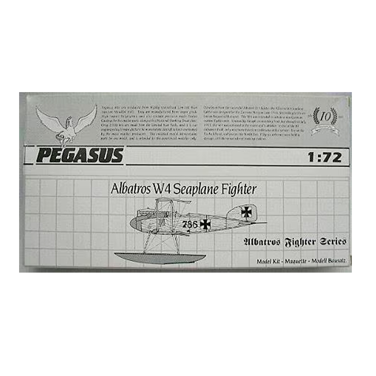 ak-interactive-1-72-albatros-w4-seaplane-fighter-kit-modellismo-aerei-idrovolant image 1
