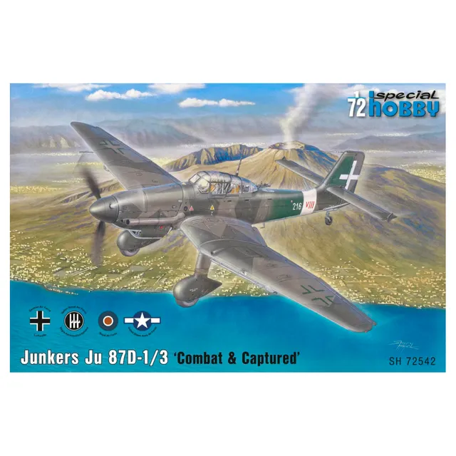 ak-interactive-junkers-ju-87d-1-3-combat-captured-kit-di-modellismo-aereo-in-sca image 1