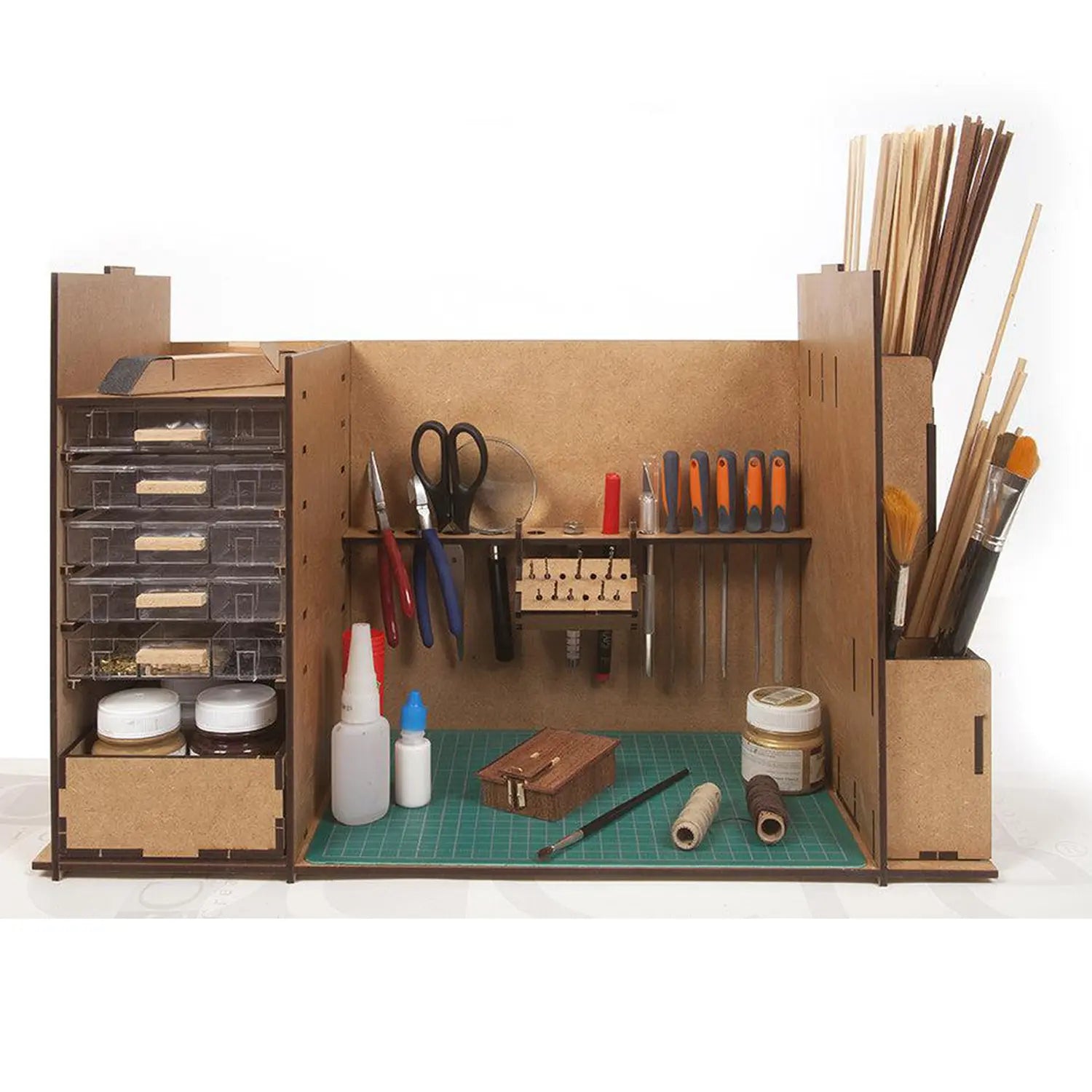 occre-officina-mobile-organizer-kit-in-legno-con-cassetti-per-modellismo image 6