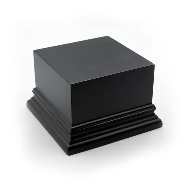 ak-interactive-peana-cuadrada-negra-de-madera-6x6-cm-x-6-cm-alto-base-per-modell image 1
