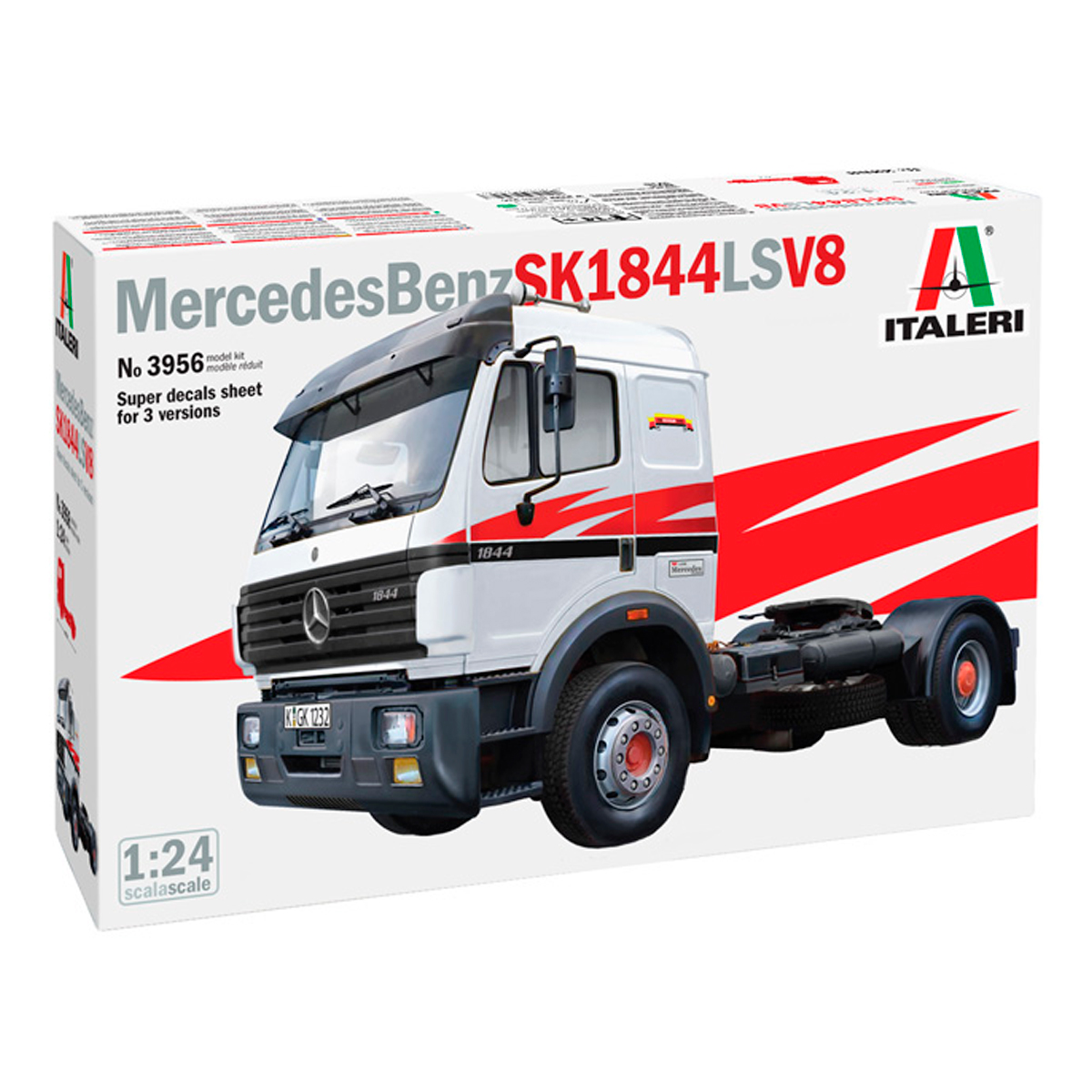 ak-interactive-1-24-mercedes-benz-sk-1844-ls-v8-kit-modellismo-camion-da-costrui image 1