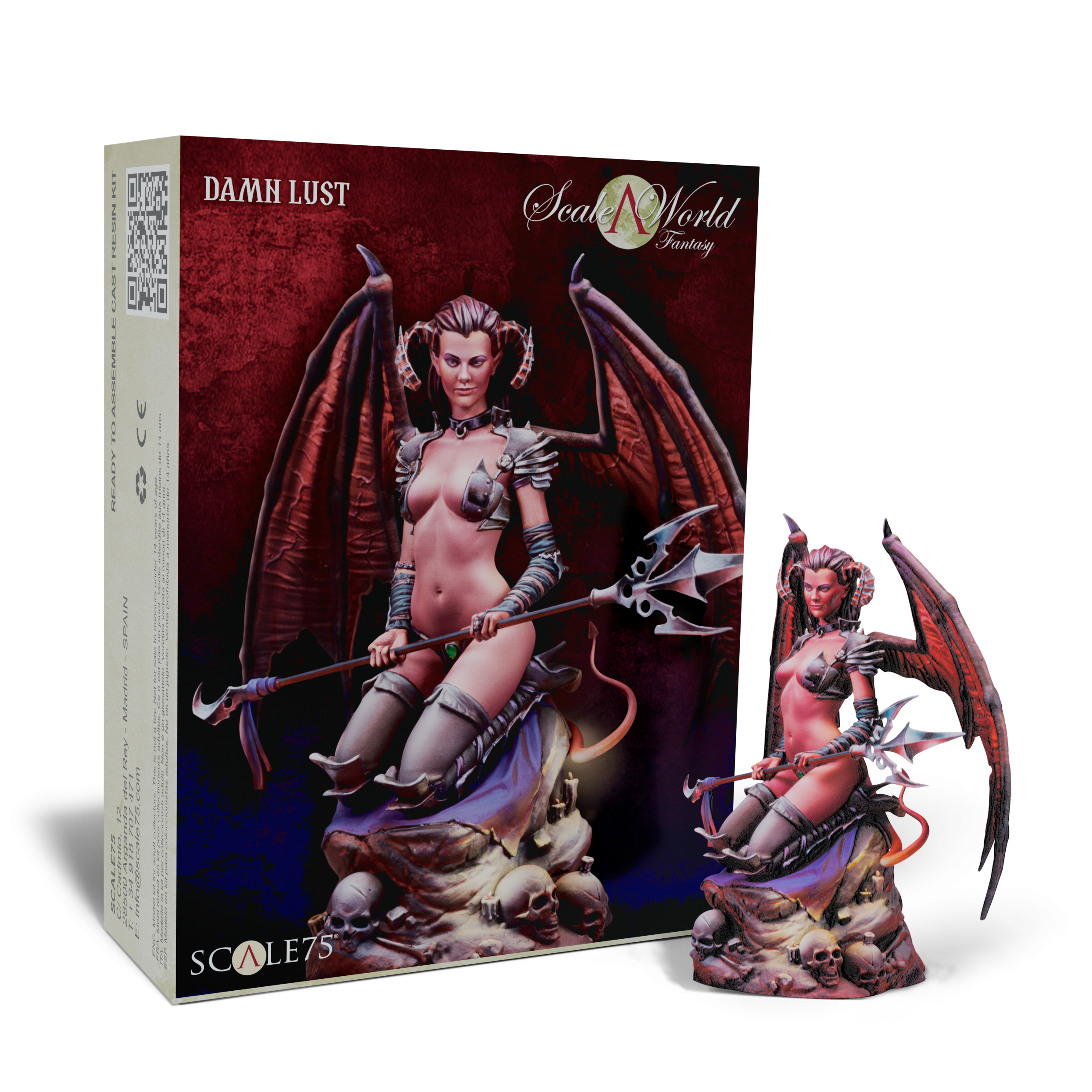 scale75-scaleworld-fantasy-damned-lust-miniatura-75-mm-in-resina image 1