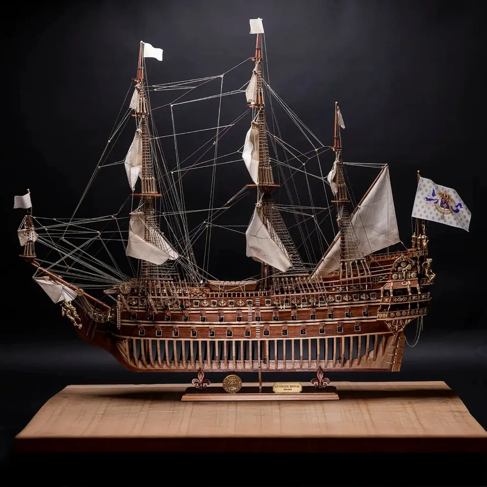 occre-soleil-royal-edizione-limitata-e-numerata-kit-modello-nave-in-legno image 1