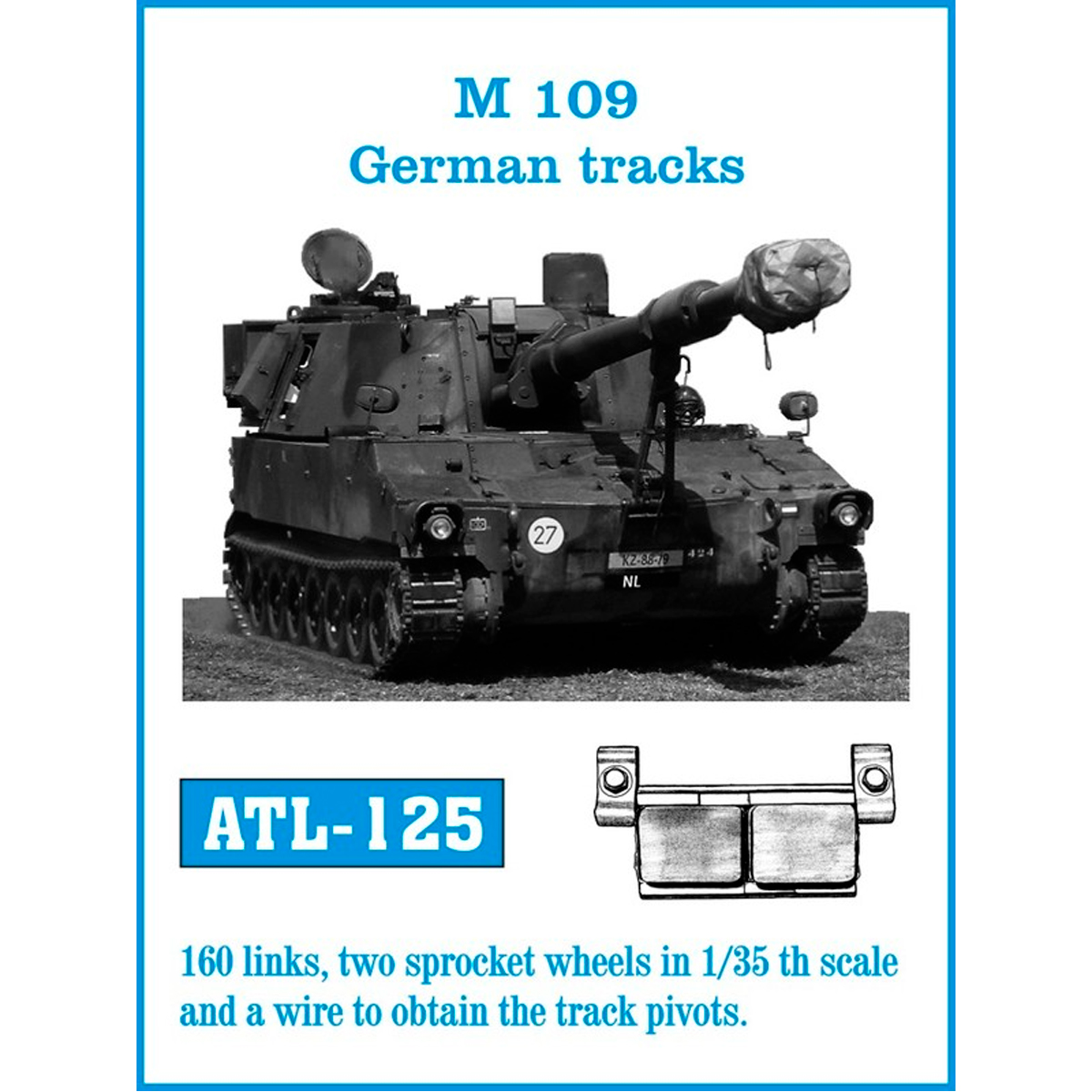 ak-interactive-1-35-metal-tracks-german-m-109-cingoli-in-metallo-per-modellismo image 1